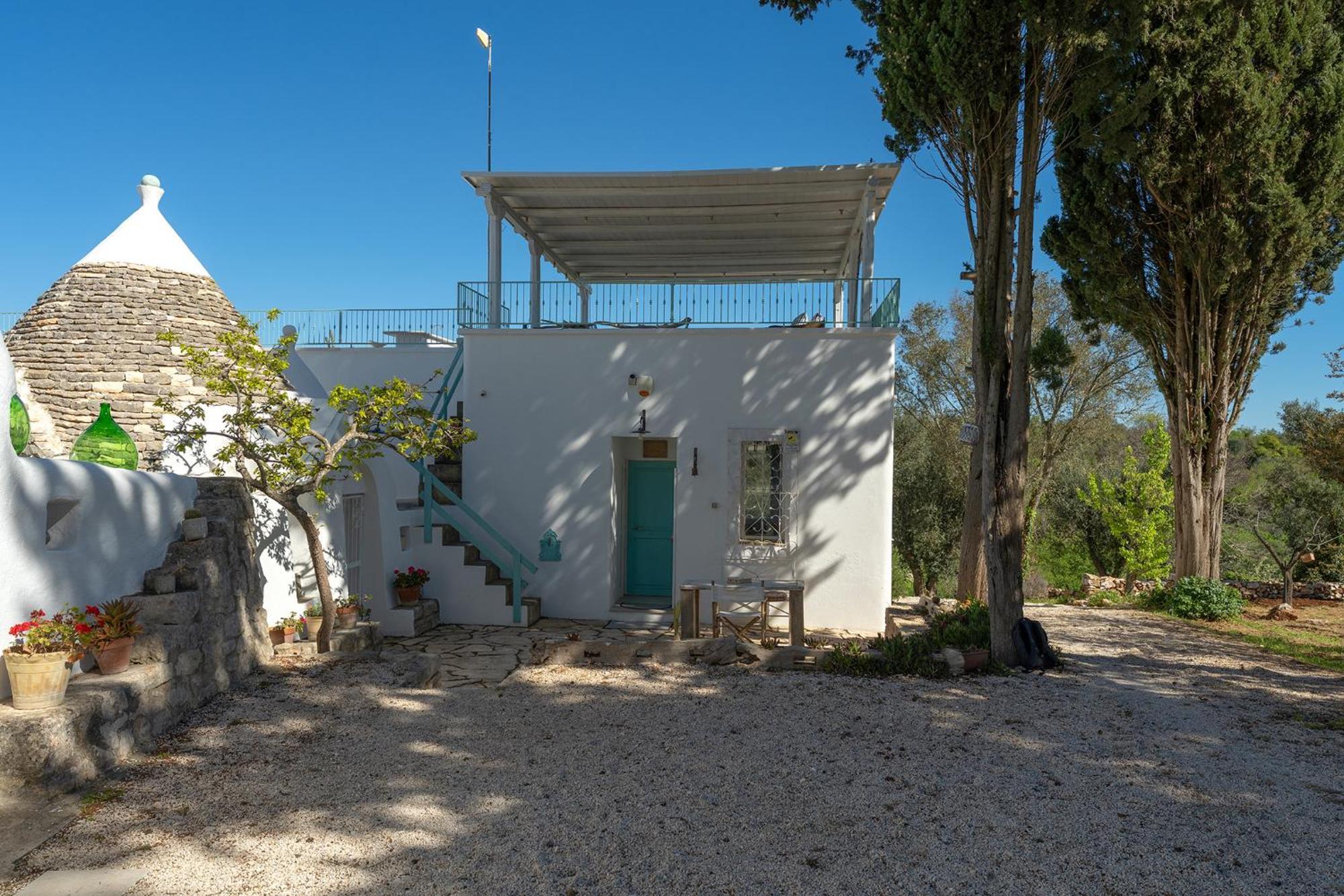 Trullo Turchese Fabiola Villa Ceglie Messapica Bagian luar foto