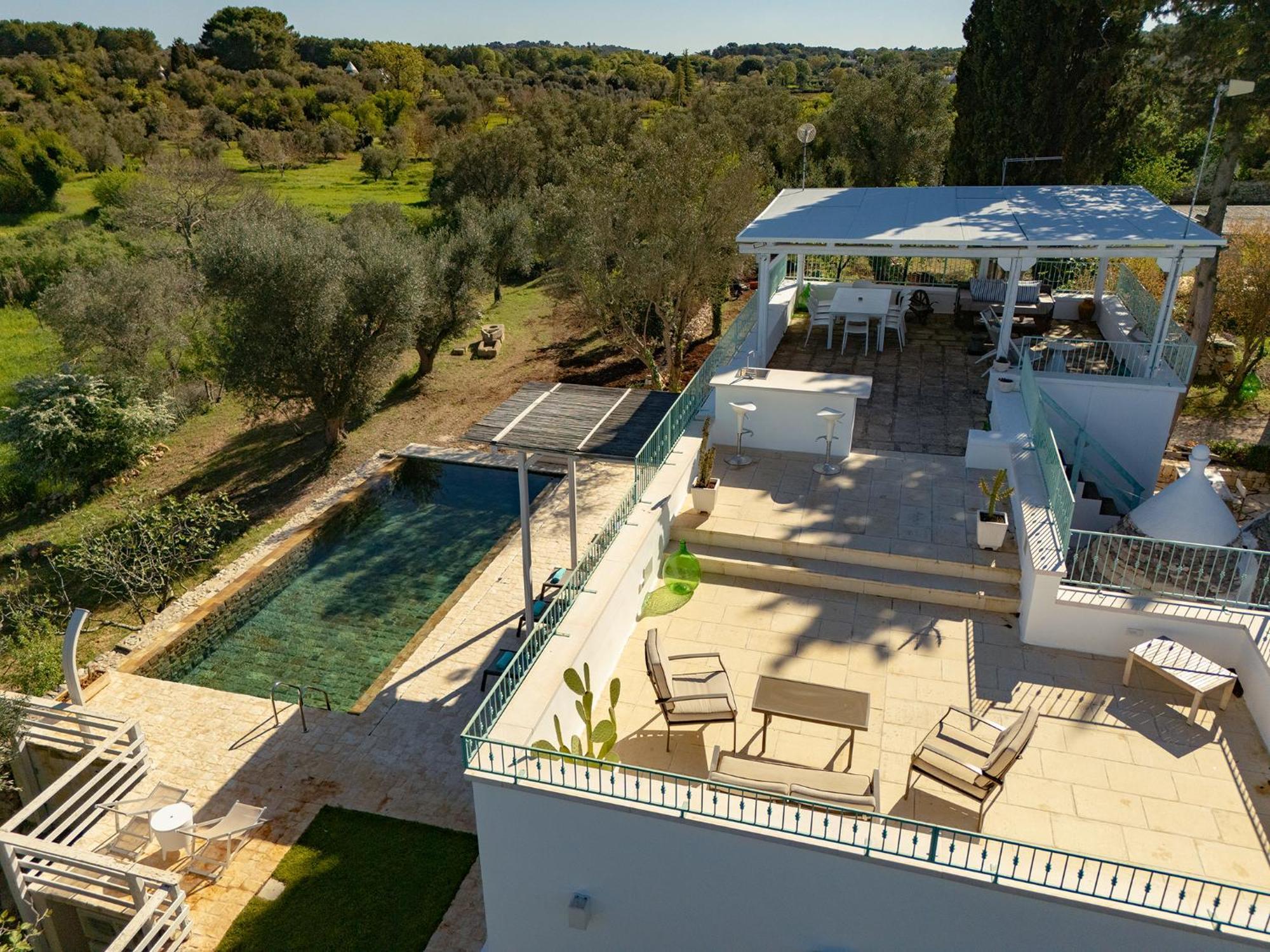 Trullo Turchese Fabiola Villa Ceglie Messapica Bagian luar foto