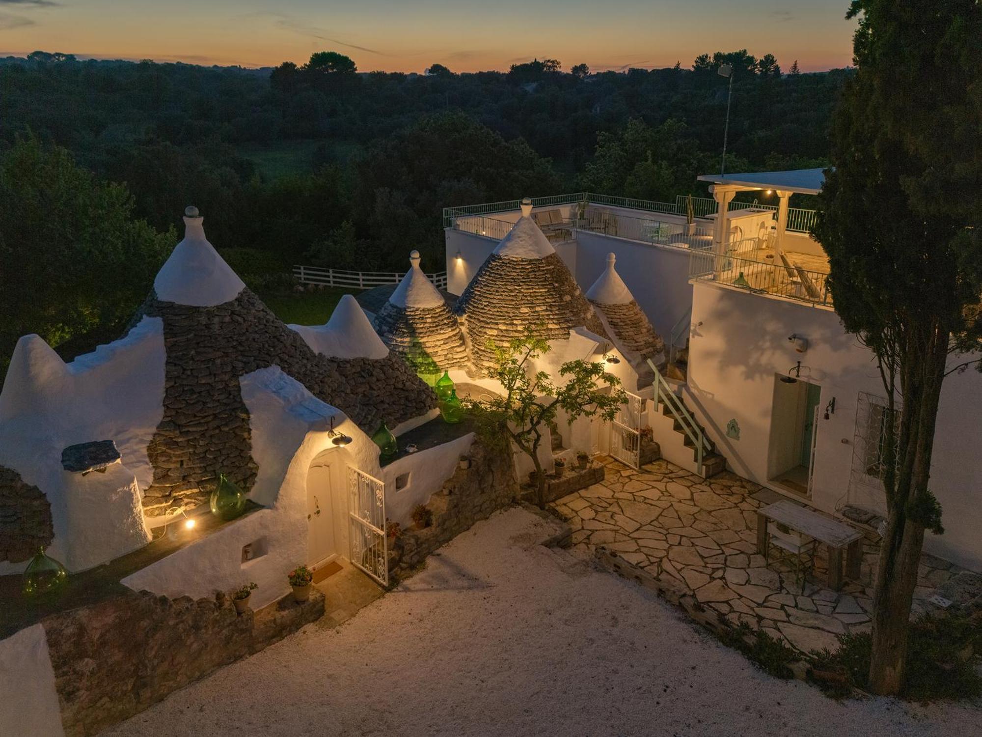 Trullo Turchese Fabiola Villa Ceglie Messapica Bagian luar foto