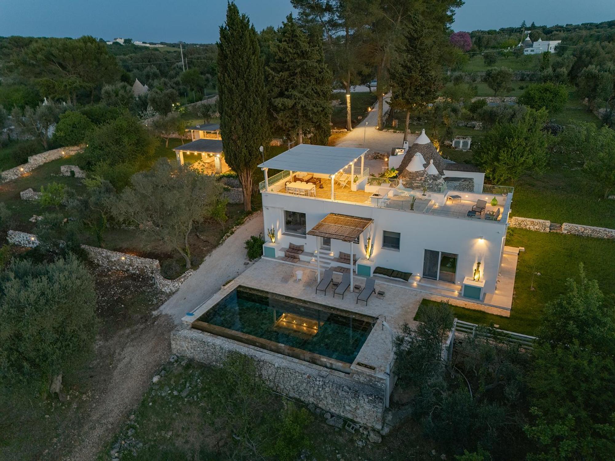 Trullo Turchese Fabiola Villa Ceglie Messapica Bagian luar foto